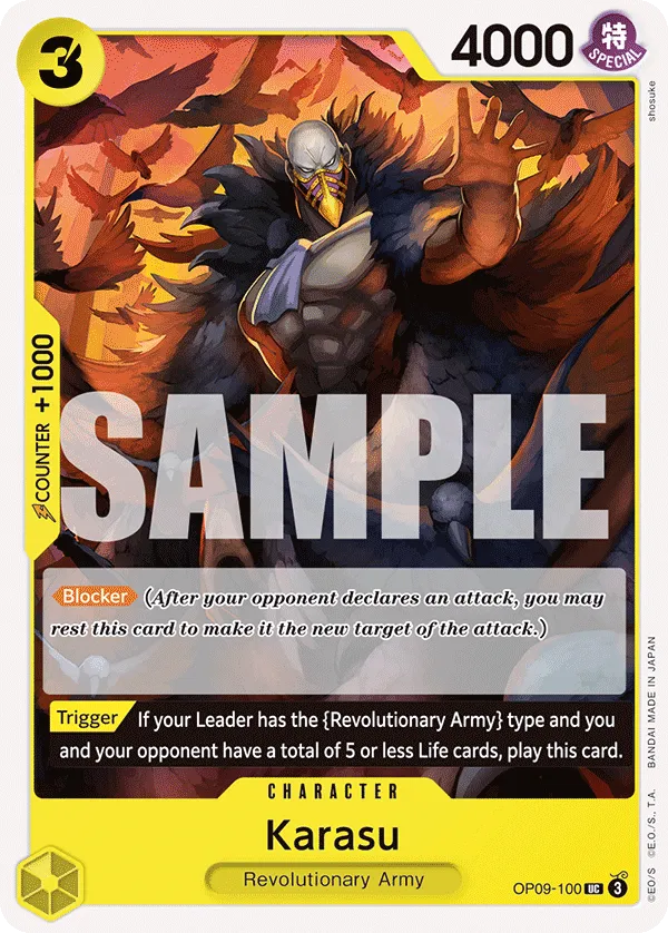 Karasu · Emperors in the New World OP09-100/238