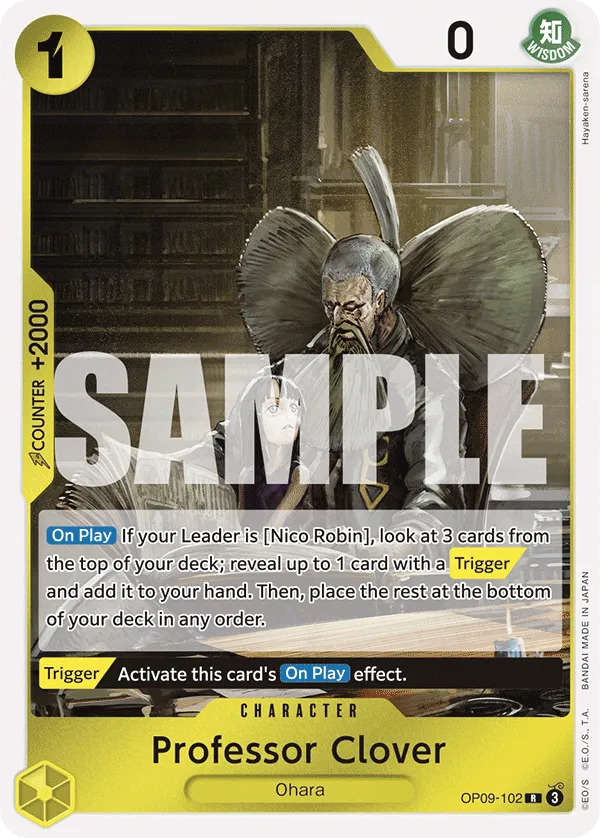 Professor Clover · Emperors in the New World OP09-102/238