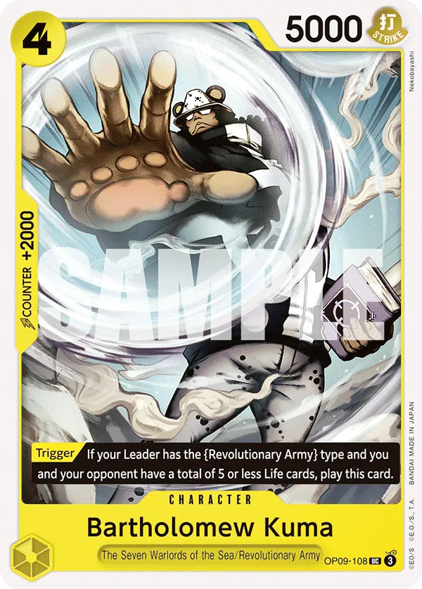 Bartholomew Kuma · Emperors in the New World OP09-108/238
