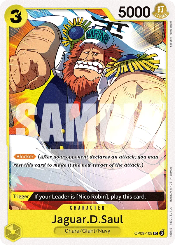 Jaguar.D.Saul · Emperors in the New World OP09-109/238