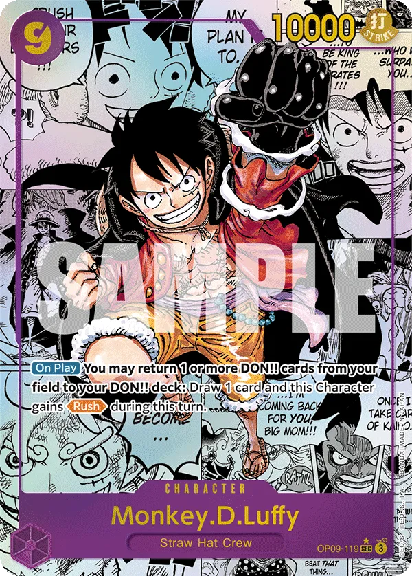 Monkey.D.Luffy (119) (Manga) · Emperors in the New World OP09-119/238