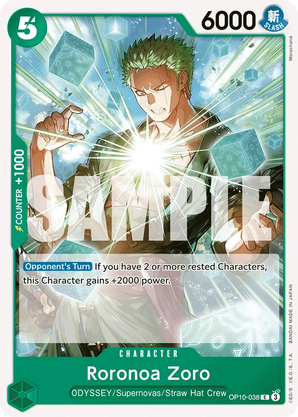 Roronoa Zoro · Royal Blood OP10-038/174