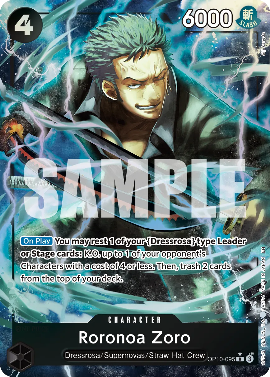 Roronoa Zoro - OP10-095 (Alternate Art) · Royal Blood OP10-095/174