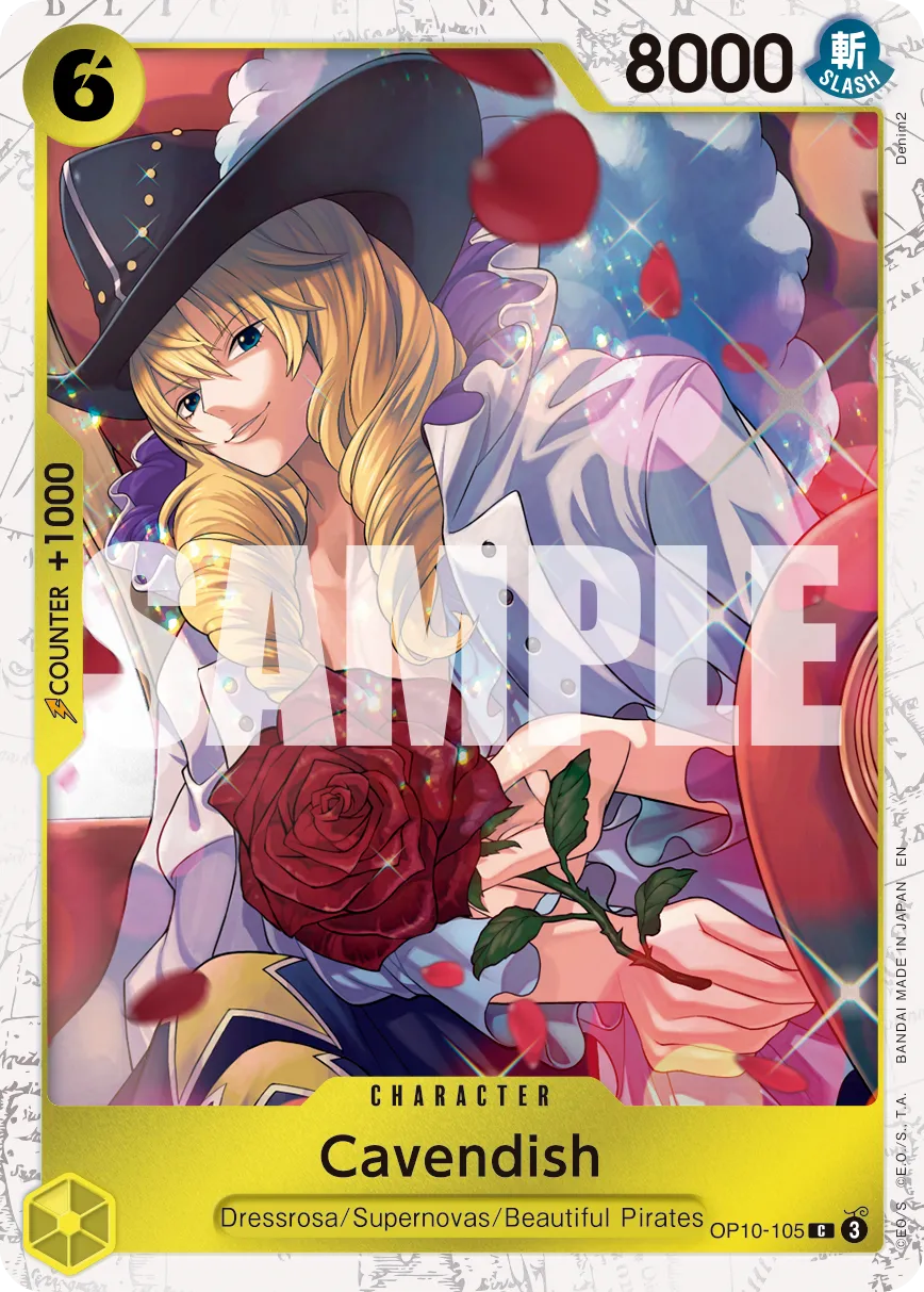 Cavendish - OP10-105 (Pirate Foil) · Royal Blood OP10-105/174