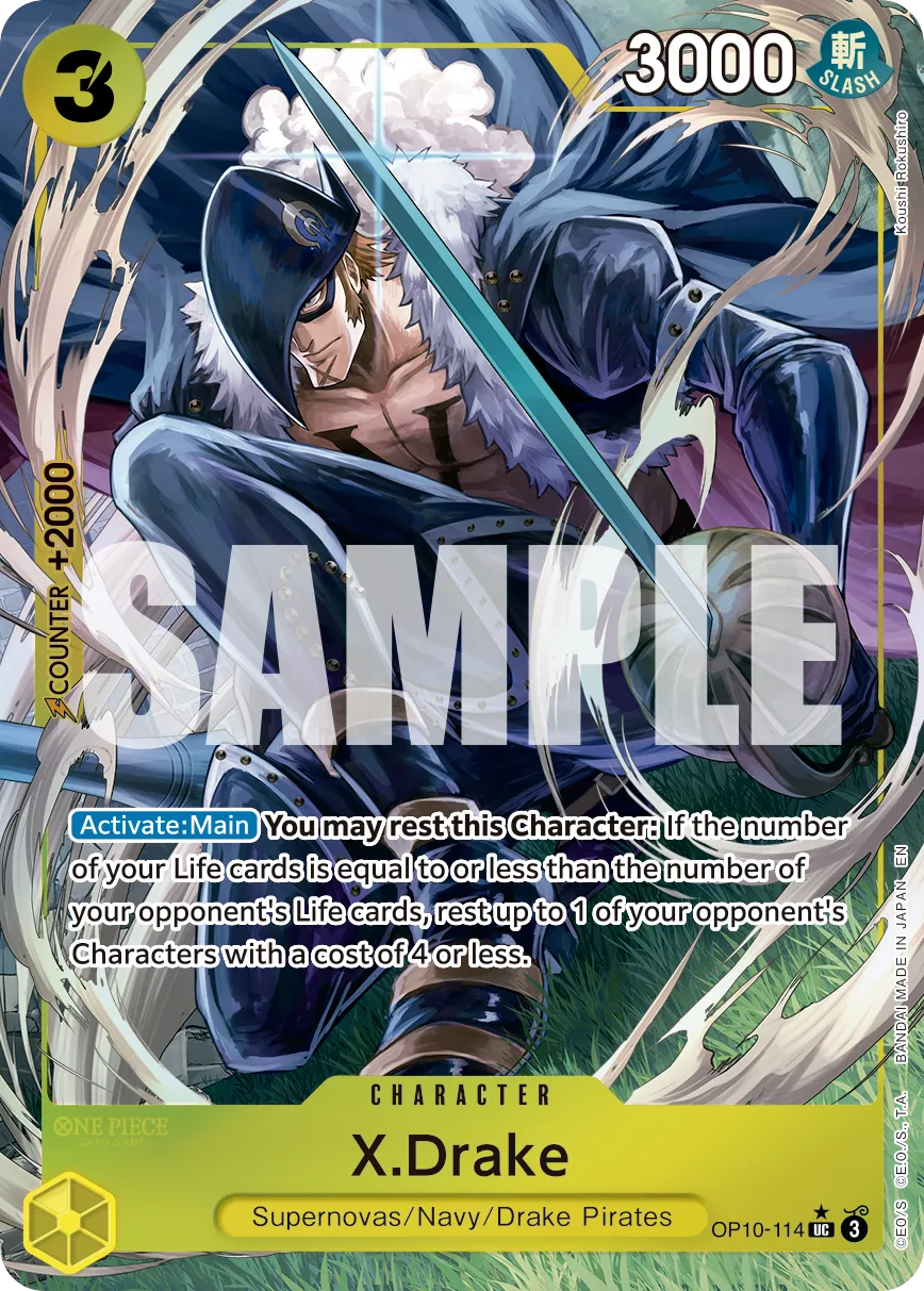 X.Drake (Alternate Art) · Royal Blood OP10-114/174