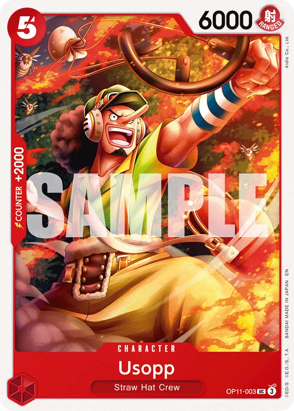 Usopp · A Fist of Divine Speed OP11-003/151