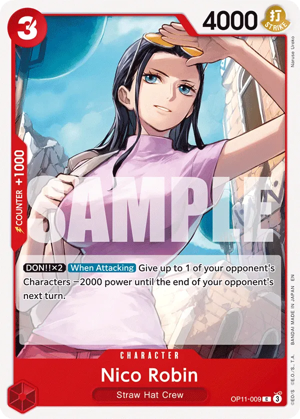 Nico Robin · A Fist of Divine Speed OP11-009/151