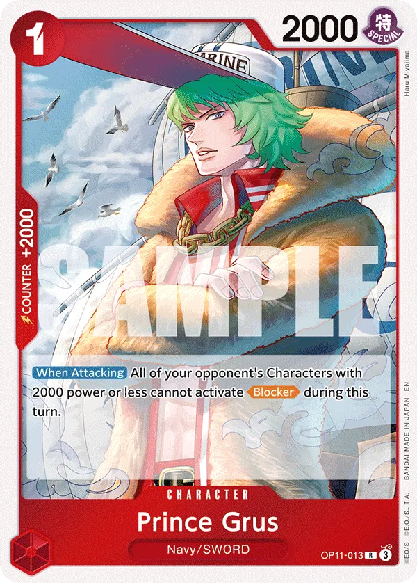 Prince Grus · A Fist of Divine Speed OP11-013/151