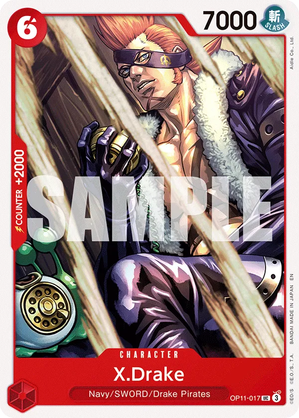 X.Drake · A Fist of Divine Speed OP11-017/151