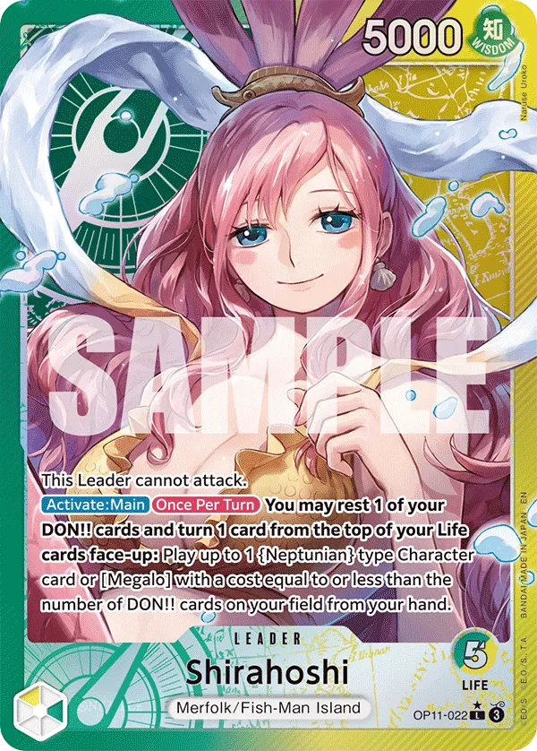 Shirahoshi (022) (Alternate Art) · A Fist of Divine Speed OP11-022/151
