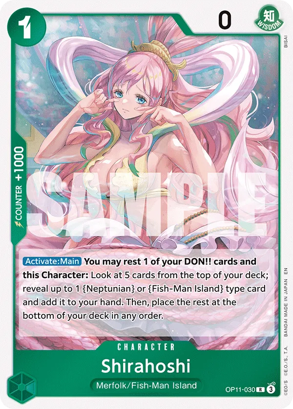 Shirahoshi · A Fist of Divine Speed OP11-030/151