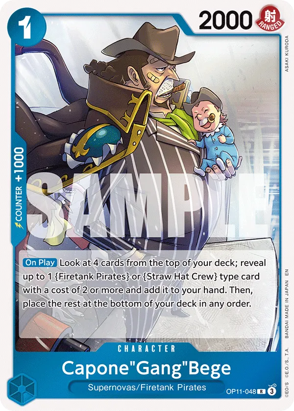 Capone"Gang"Bege · A Fist of Divine Speed OP11-048/151