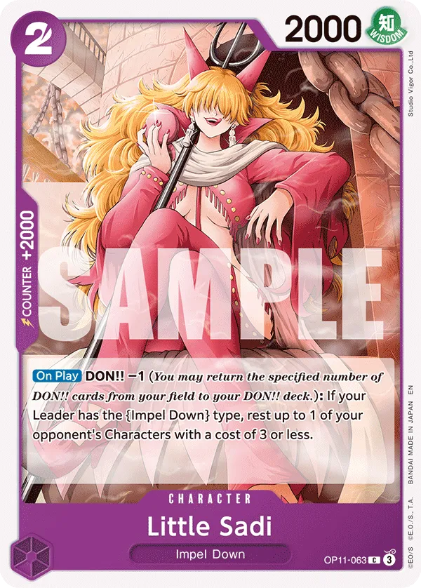 Little Sadi · A Fist of Divine Speed OP11-063/151
