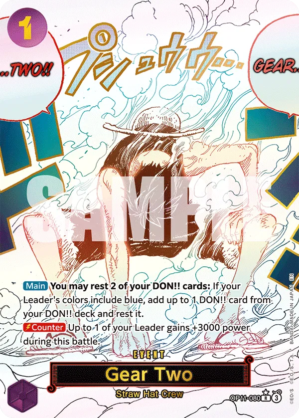 Gear Two (Alternate Art) · A Fist of Divine Speed OP11-080/151