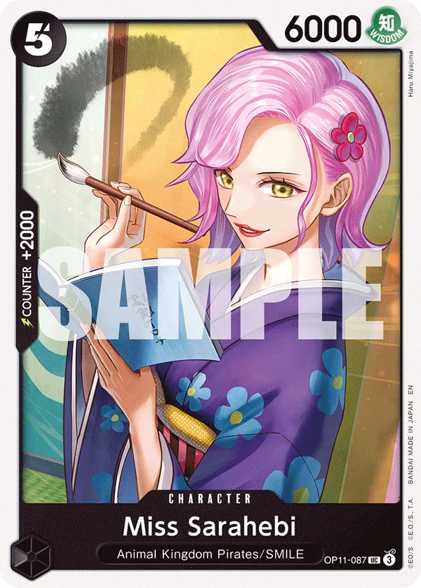Miss Sarahebi · A Fist of Divine Speed OP11-087/151