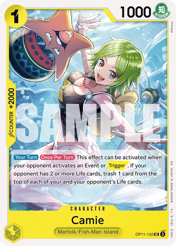 Camie · A Fist of Divine Speed OP11-102/151