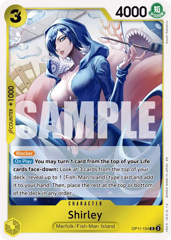 Shirley · A Fist of Divine Speed OP11-104/151