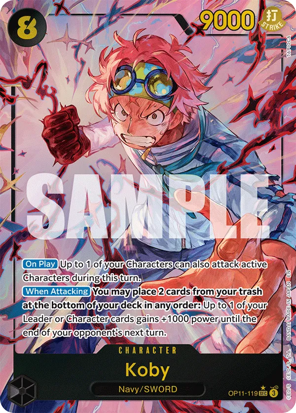 Koby (119) (Alternate Art) · A Fist of Divine Speed OP11-119/151