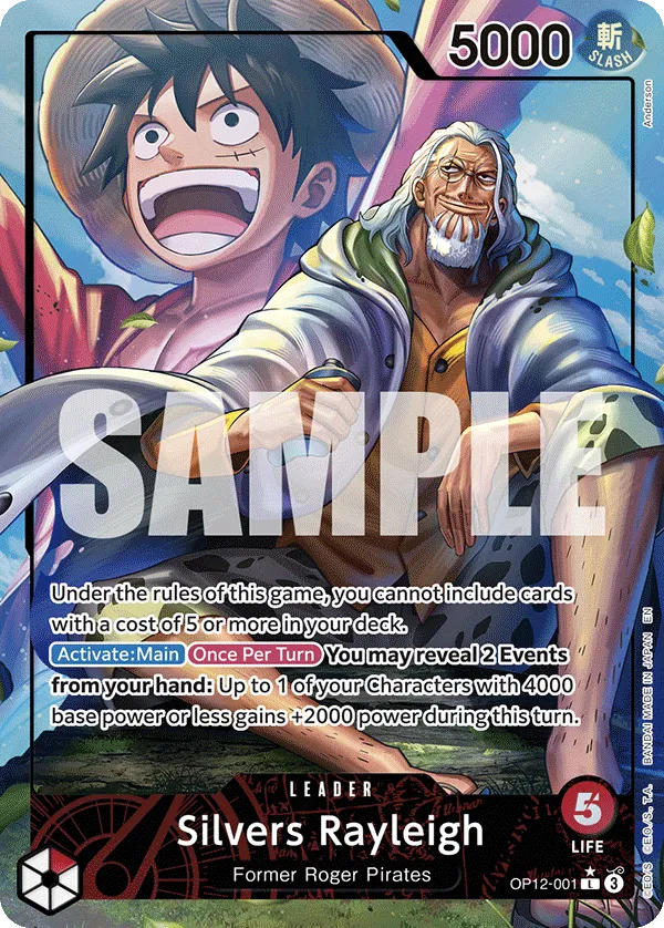 Silvers Rayleigh (Alternate Art) · Legacy of the Master OP12-001/154