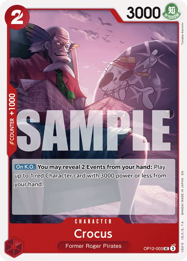 Crocus · Legacy of the Master OP12-003/154