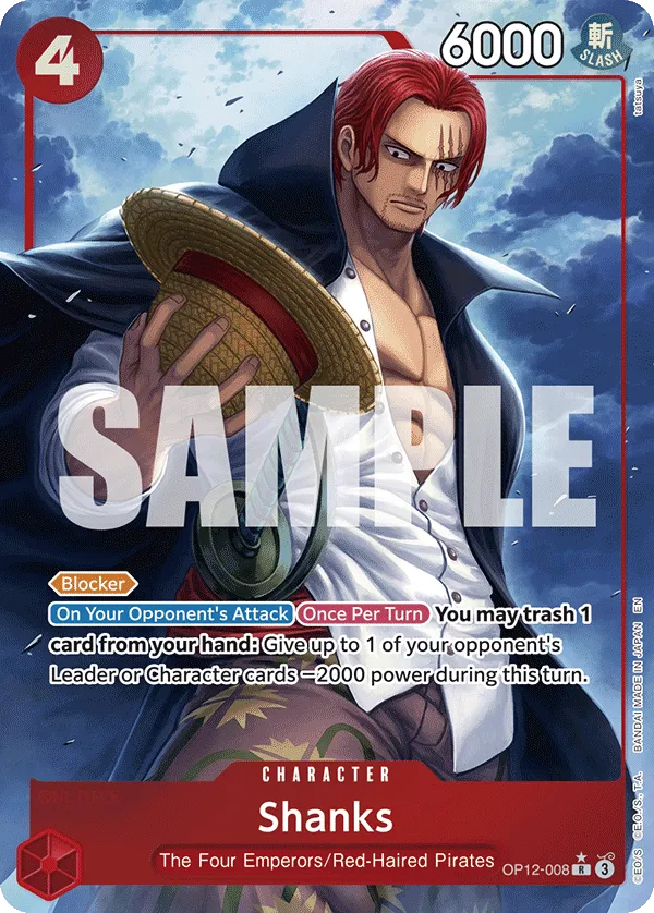 Shanks (008) (Alternate Art) · Legacy of the Master OP12-008/154