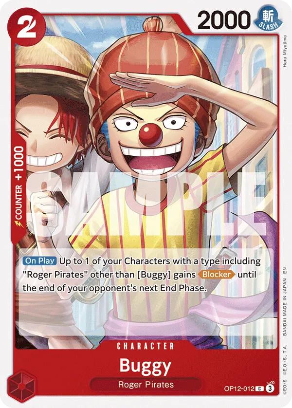 Buggy · Legacy of the Master OP12-012/154