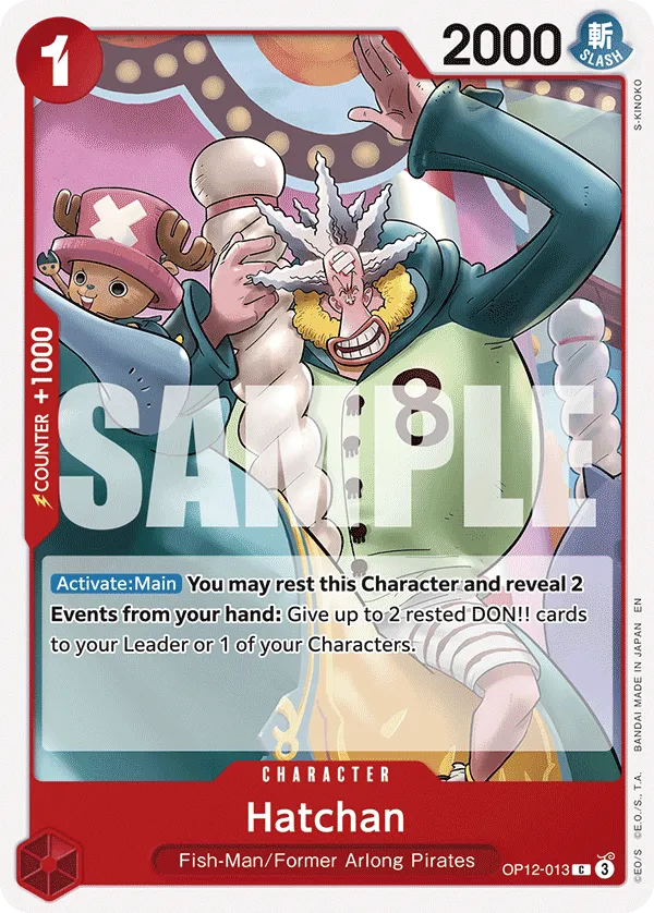 Hatchan · Legacy of the Master OP12-013/154