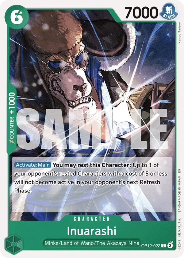 Inuarashi · Legacy of the Master OP12-022/154