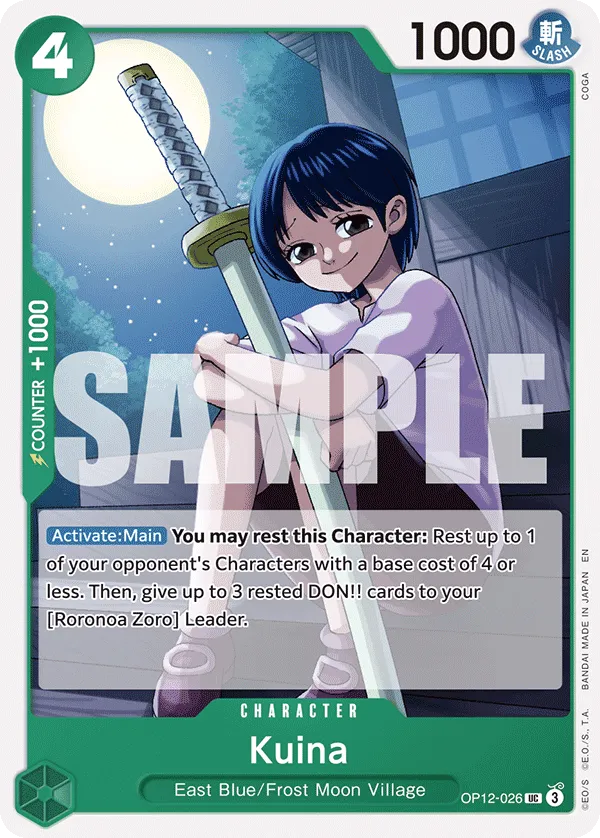 Kuina · Legacy of the Master OP12-026/154