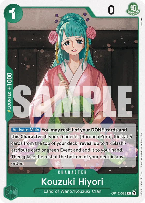 Kouzuki Hiyori · Legacy of the Master OP12-028/154