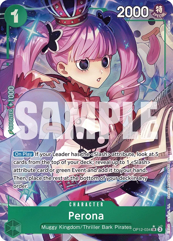 Perona (Alternate Art) · Legacy of the Master OP12-034/154