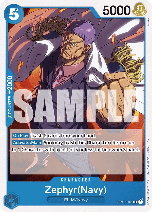Zephyr(Navy) · Legacy of the Master OP12-046/154