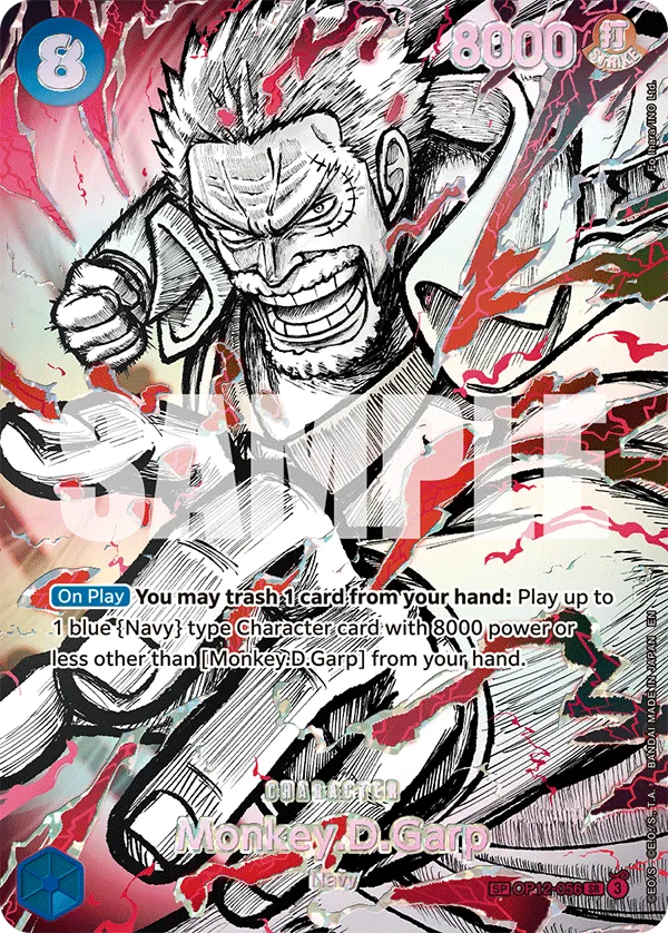 Monkey.D.Garp (OP12-056) (SP) · Legacy of the Master OP12-056/154
