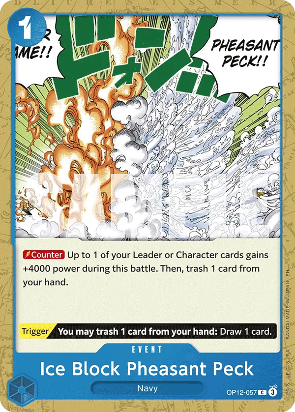 Ice Block Pheasant Peck · Legacy of the Master OP12-057/154