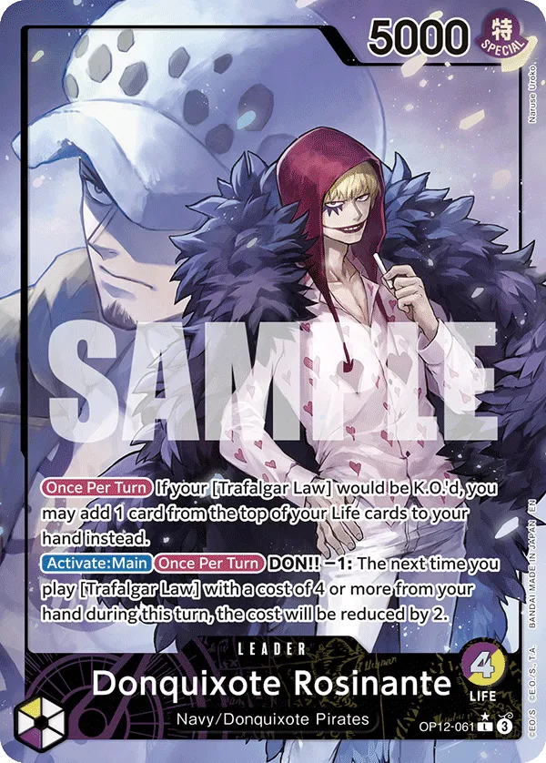 Donquixote Rosinante (061) (Alternate Art) · Legacy of the Master OP12-061/154