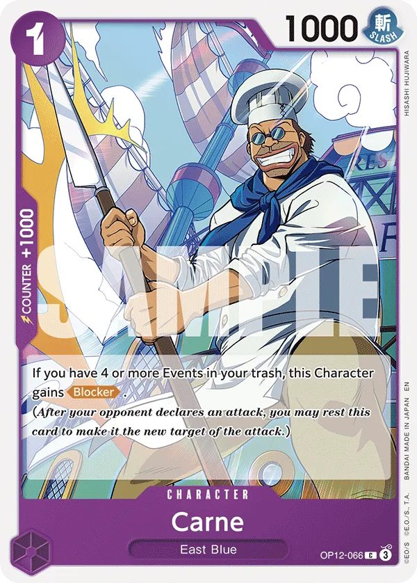 Carne · Legacy of the Master OP12-066/154