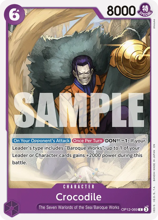 Crocodile · Legacy of the Master OP12-069/154