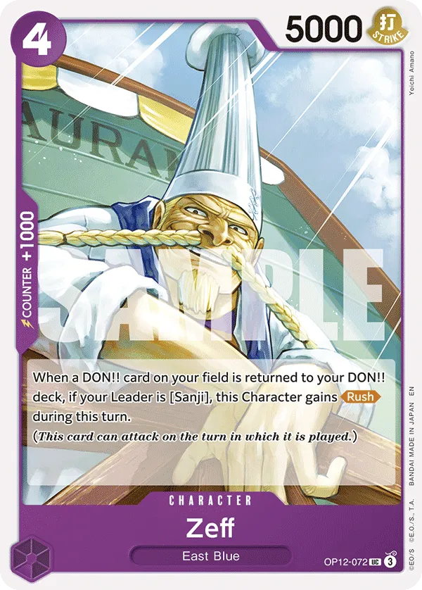 Zeff · Legacy of the Master OP12-072/154