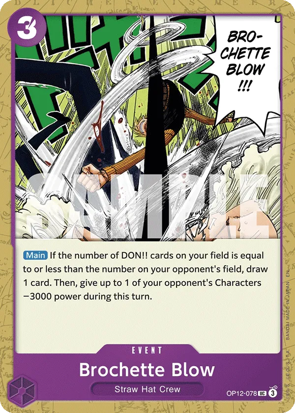 Brochette Blow · Legacy of the Master OP12-078/154