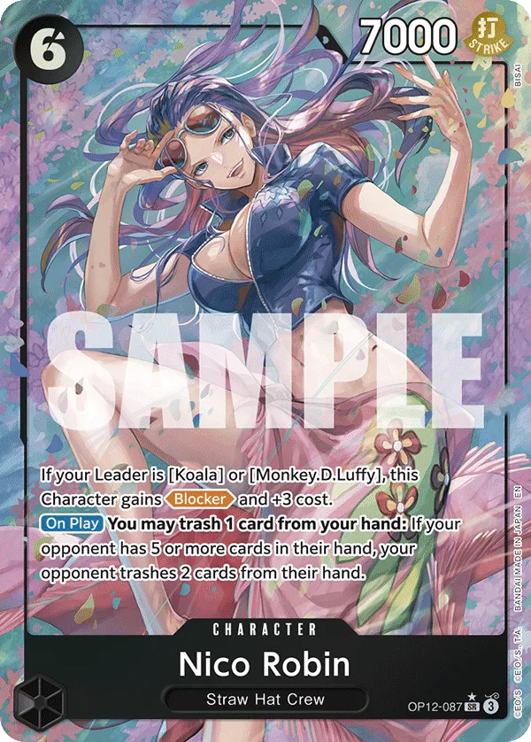 Nico Robin (Alternate Art) · Legacy of the Master OP12-087/154