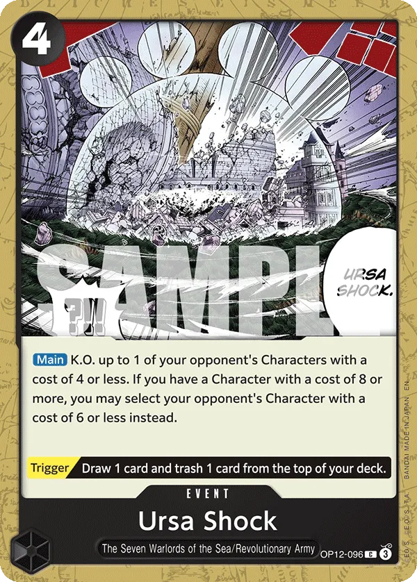 Ursa Shock · Legacy of the Master OP12-096/154