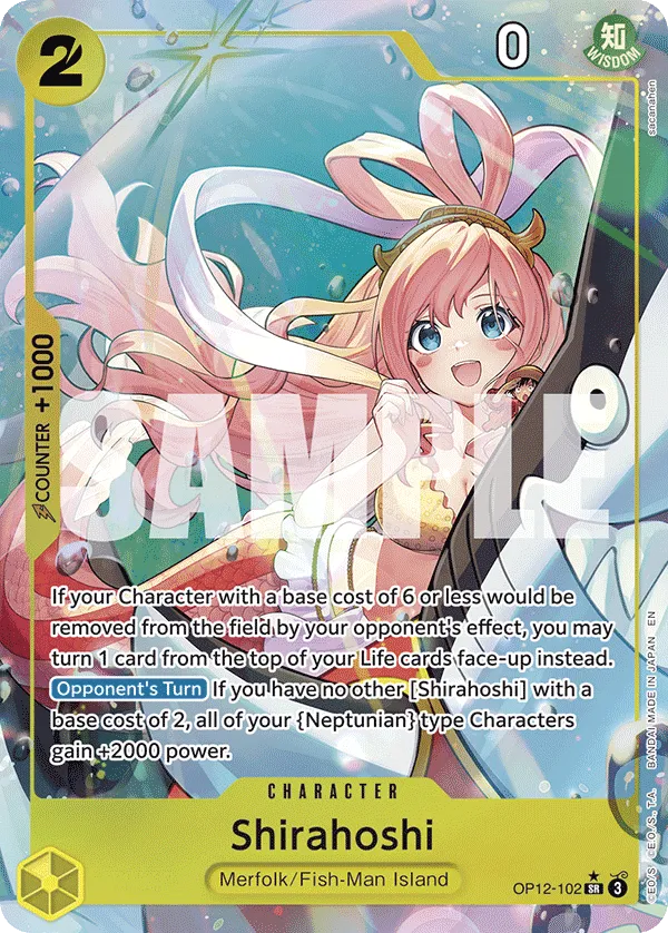 Shirahoshi (Alternate Art) · Legacy of the Master OP12-102/154