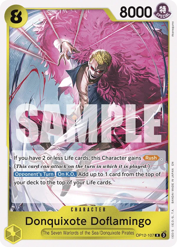 Donquixote Doflamingo · Legacy of the Master OP12-107/154