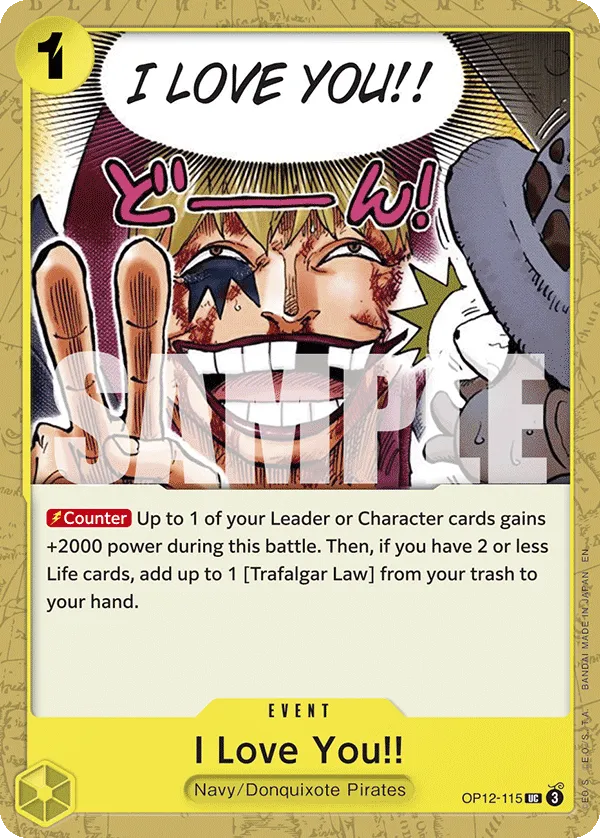 I Love You!! · Legacy of the Master OP12-115/154