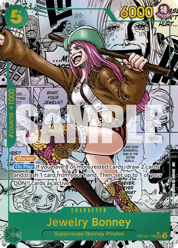 Jewelry Bonney (118) (Manga) · Legacy of the Master OP12-118/154
