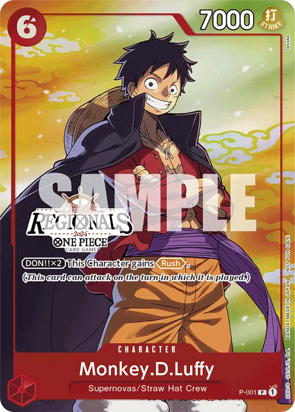 Monkey.D.Luffy · Promotional Cards P-001/117