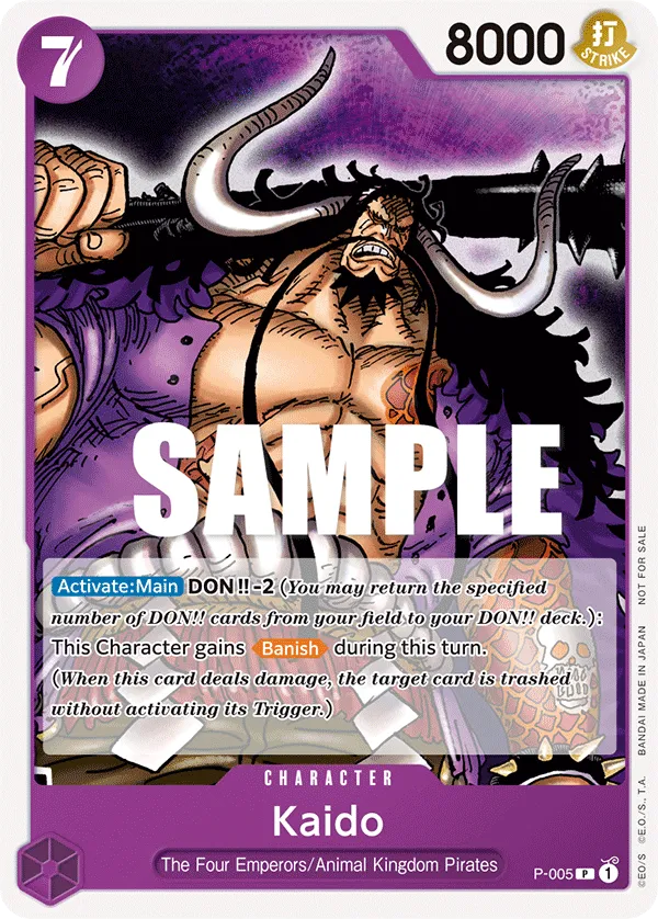Kaido · Promotional Cards P-005/117