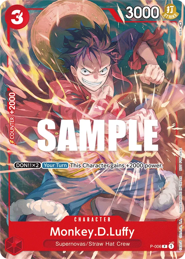 Monkey.D.Luffy · Promotional Cards P-006/117