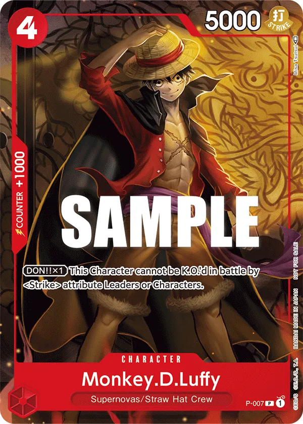 Monkey.D.Luffy · Promotional Cards P-007/117