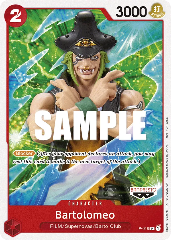 Bartolomeo · Promotional Cards P-018/117